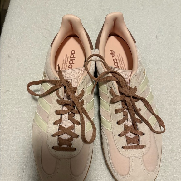 Adidas Gazelle Women's Shoes - Pink and Brown - Picture 2 of 4